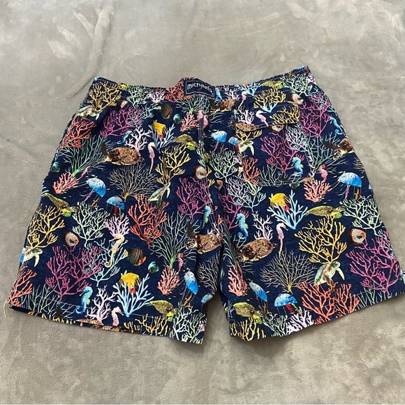 New! Michael’s Men's colorful under the sea Swim Shorts 3226 - Picture 8 of 10